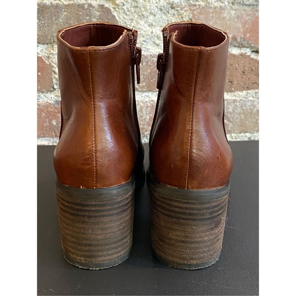 Jizelle Konak Leather Ankle Boots Enzo Angiolini Women’s 5.5m/36 - Picture 5 of 9